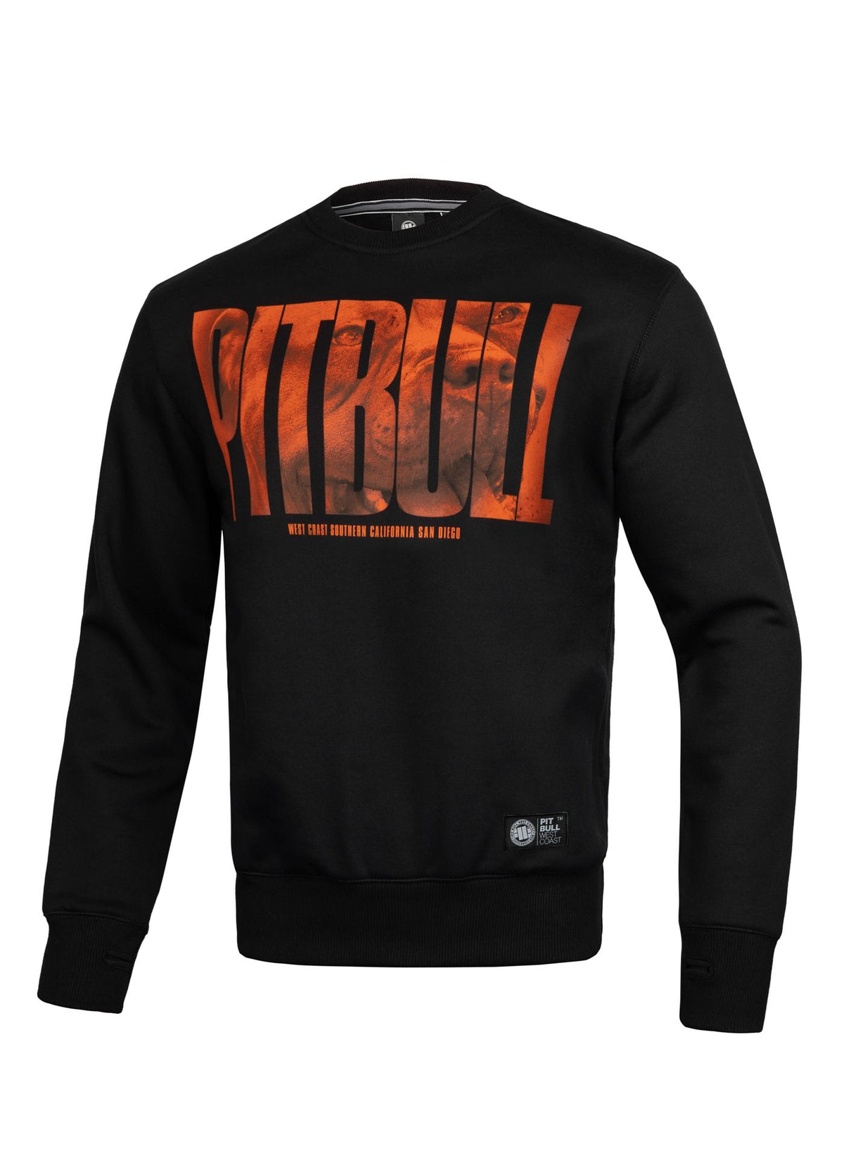 Men's Sweatshirt Orange Dog