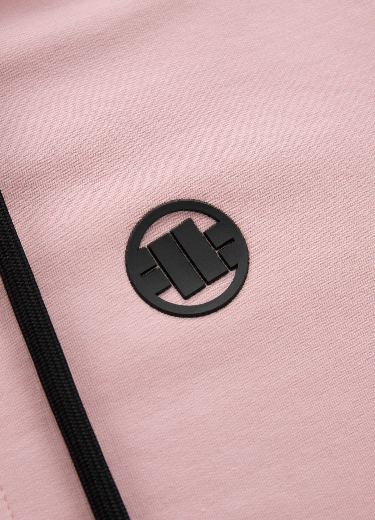 Ženska majica s kapuljačom na patentni zatvarač French Terry La Deta - Pink