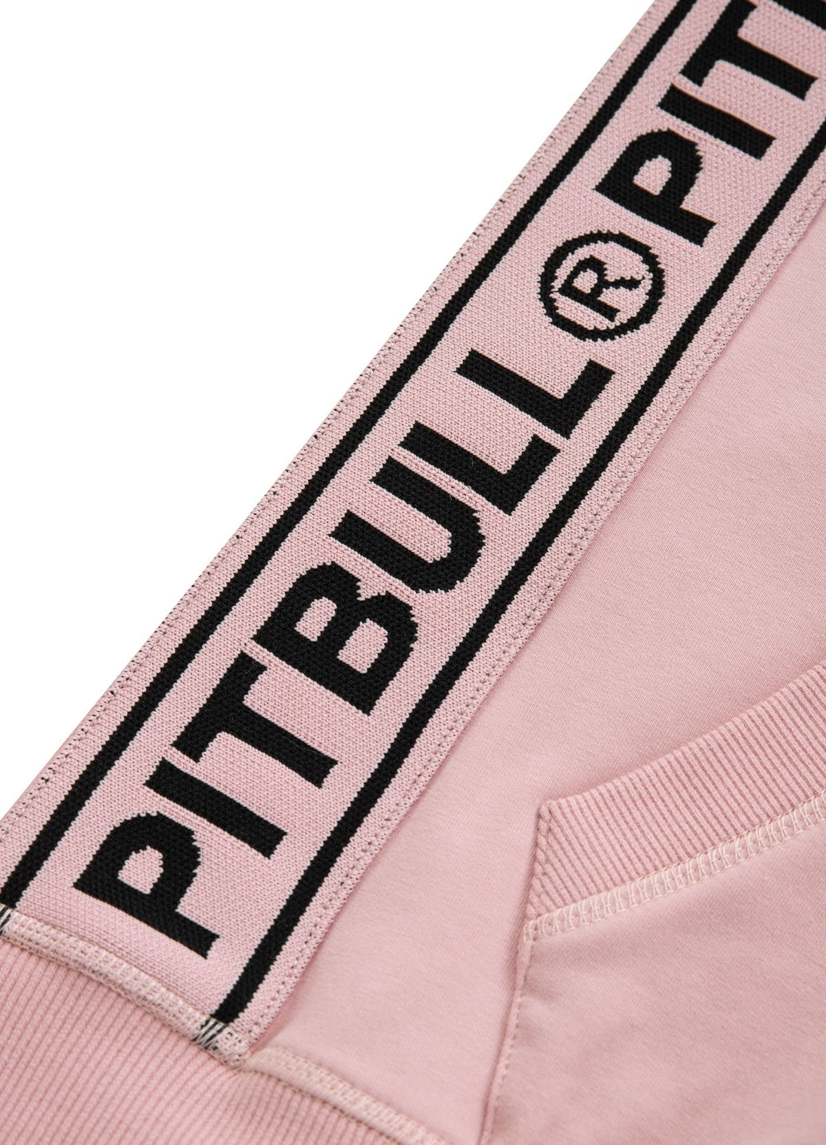 Ženska majica s kapuljačom na patentni zatvarač French Terry La Deta - Pink