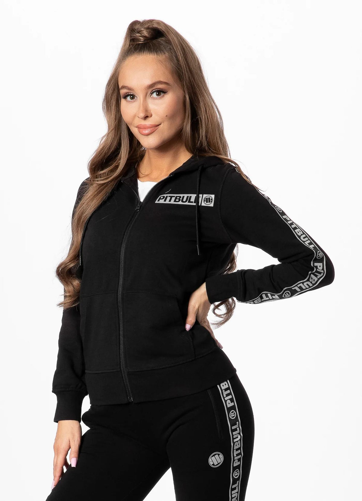 Women's zip-up hoodie Tricot Gwen