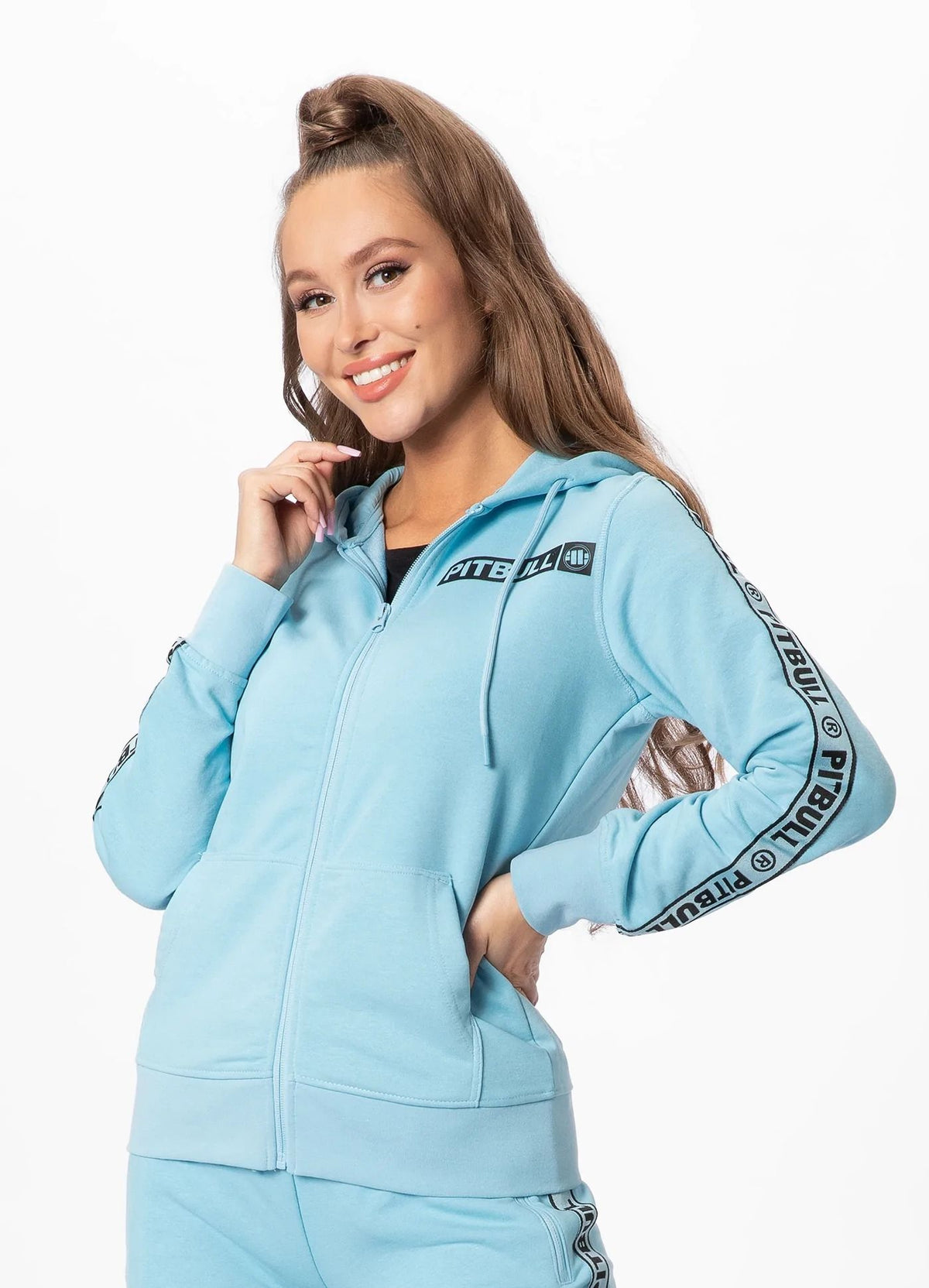 Women's zip-up hoodie Tricot Gwen