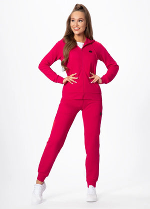 Ženska majica s kapuljačom na patentni zatvarač Tricot Selma