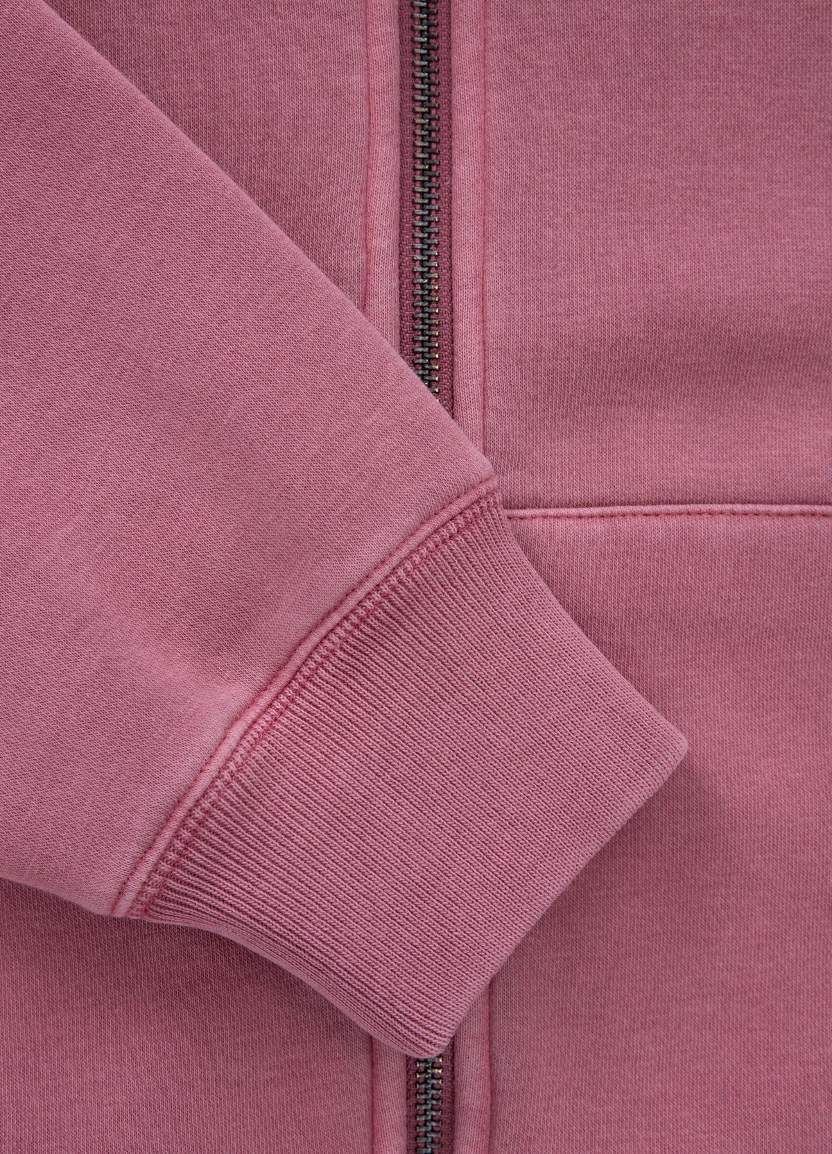 Ženska majica s kapuljačom na patentni zatvarač Washed Manzanita II