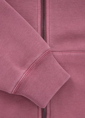 Ženska majica s kapuljačom na patentni zatvarač Washed Manzanita II