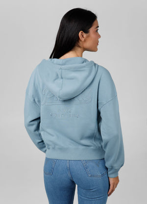 Women's zip-up hoodie Washed Manzanita II