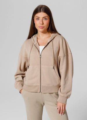 Women's zip-up hoodie Washed Manzanita II