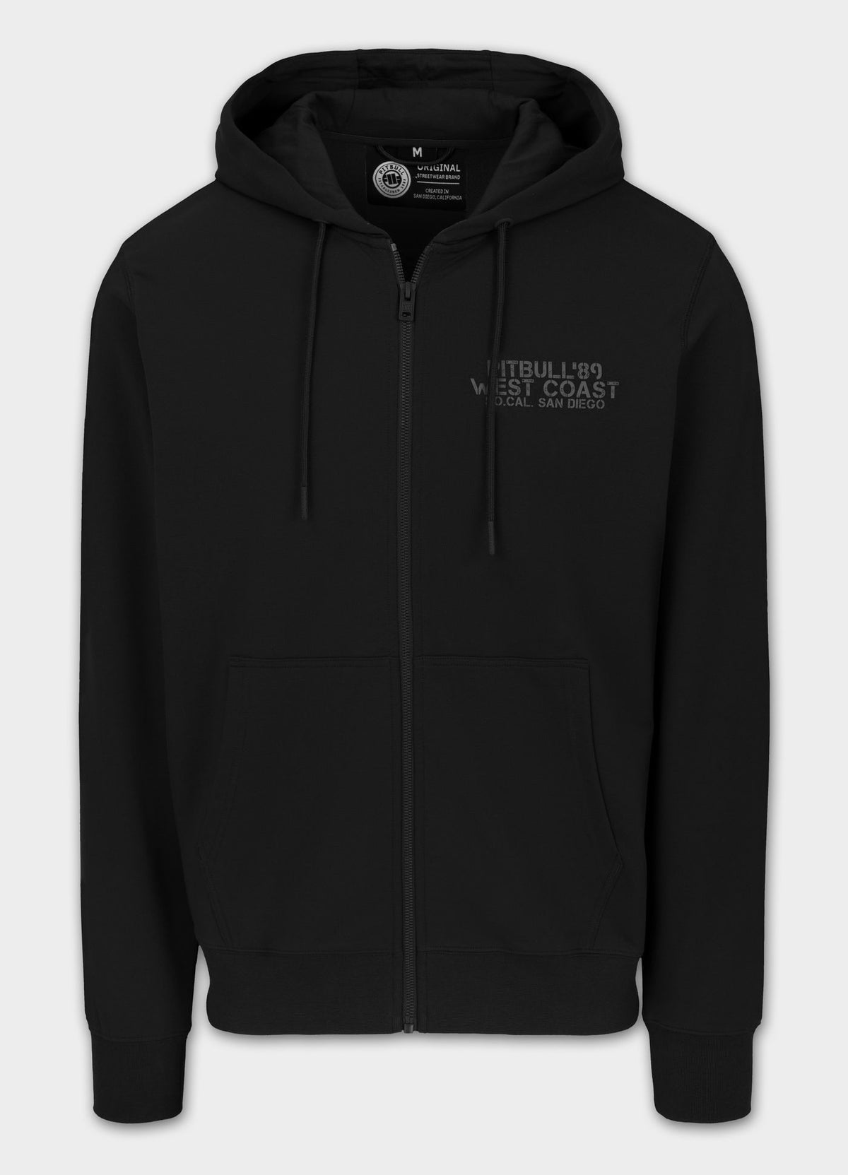 Men's Zip-up hoodie DRIVING - Black