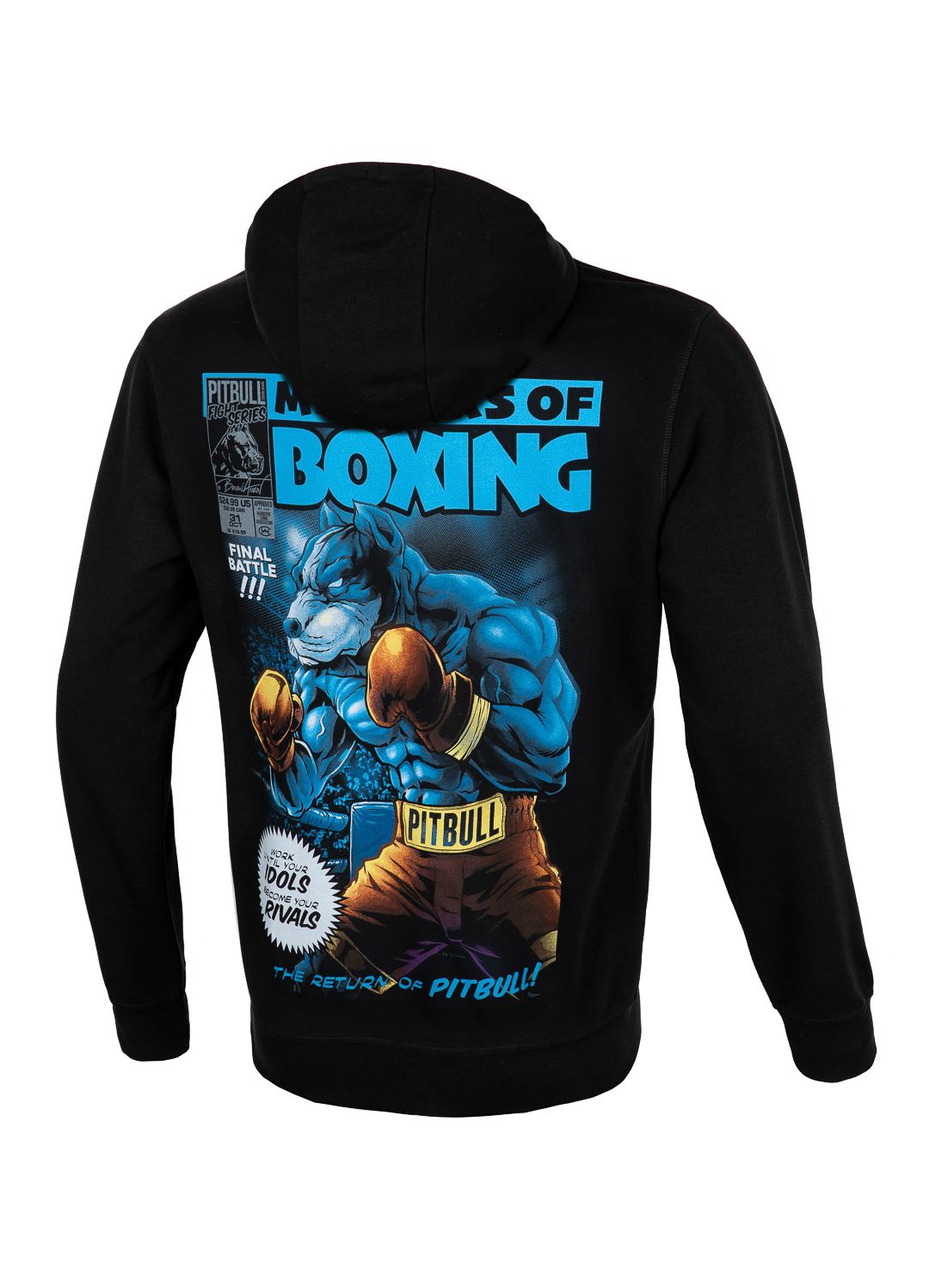 Muška majica s kapuljačom s patentnim zatvaračem Tricot Masters Of Boxing