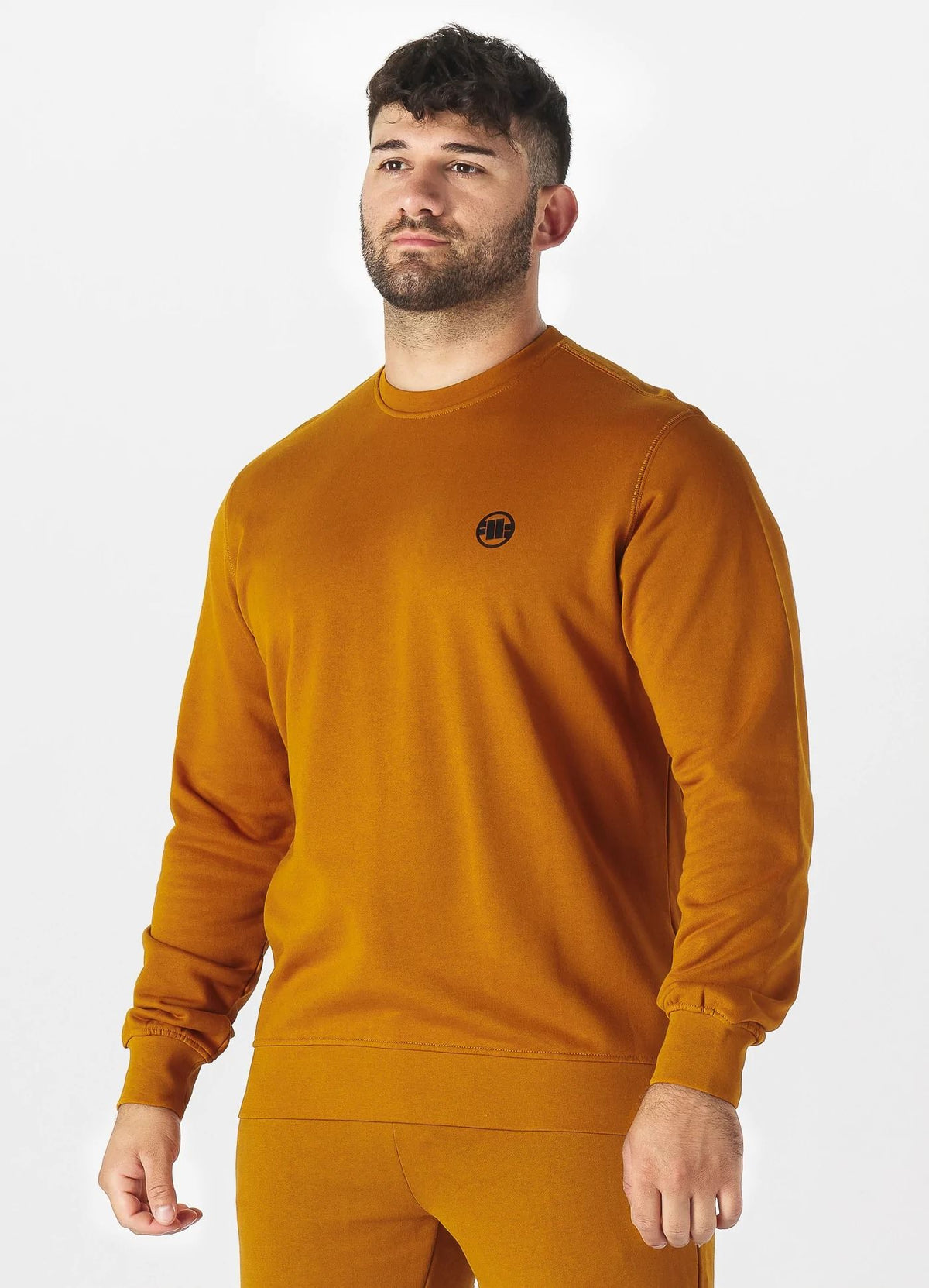 Terry NOVI LOGO Honey Yellow Crewneck