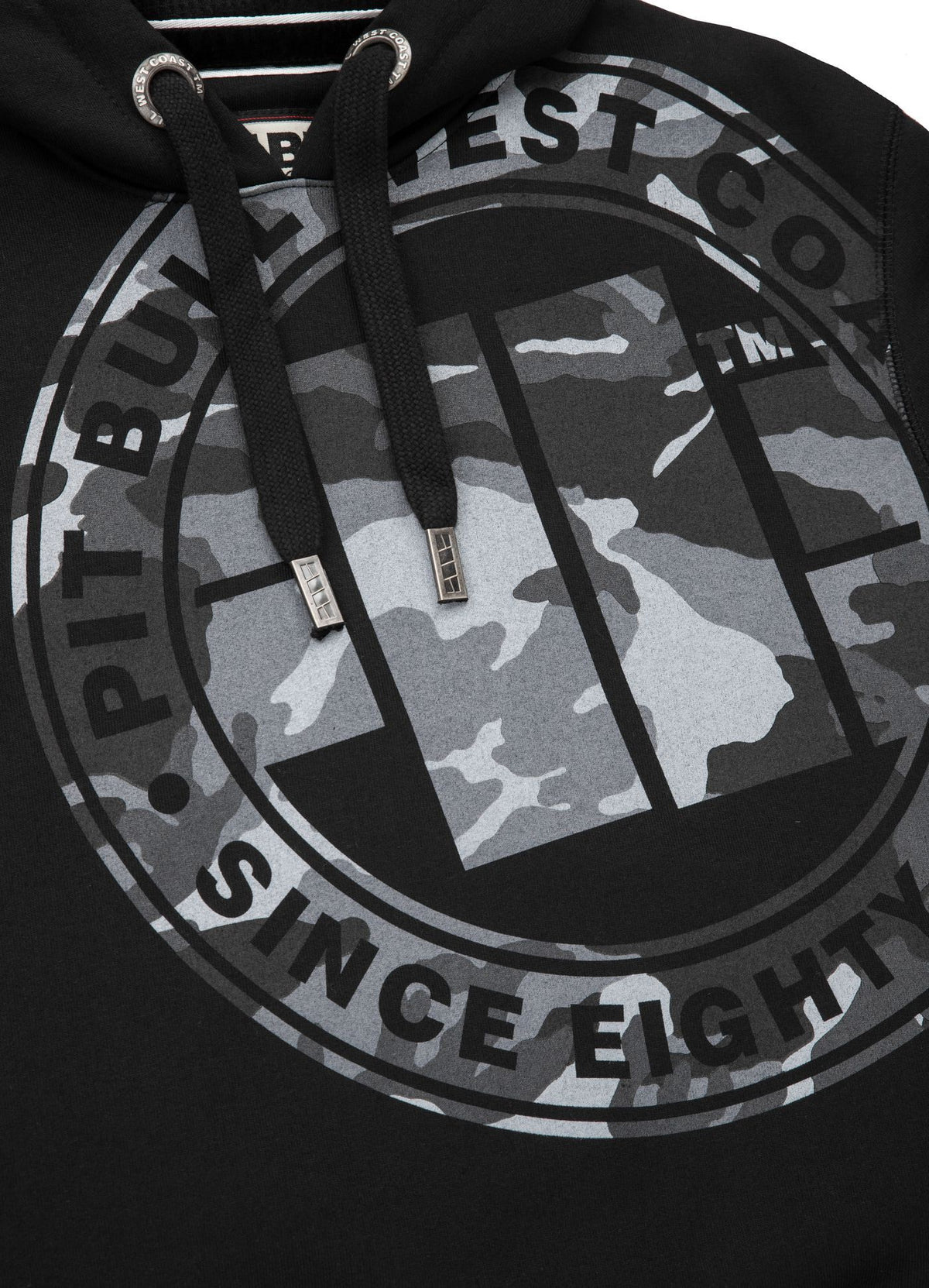Hooded All Black Camo