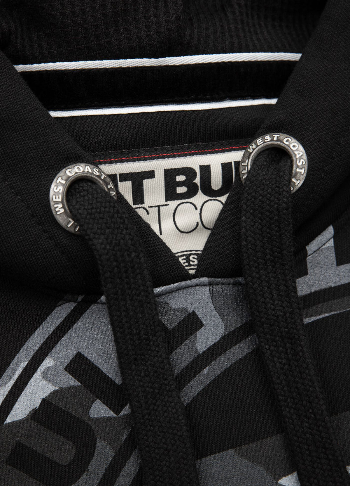 Hooded All Black Camo
