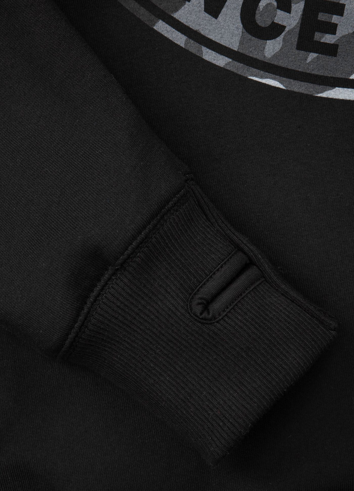 Hooded All Black Camo