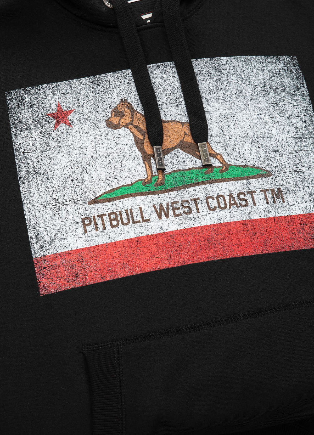 Hooded Vintage Flag