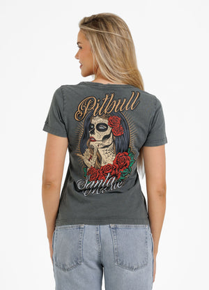 Ženska majica kratkih rukava Denim Washed Santa Muerte