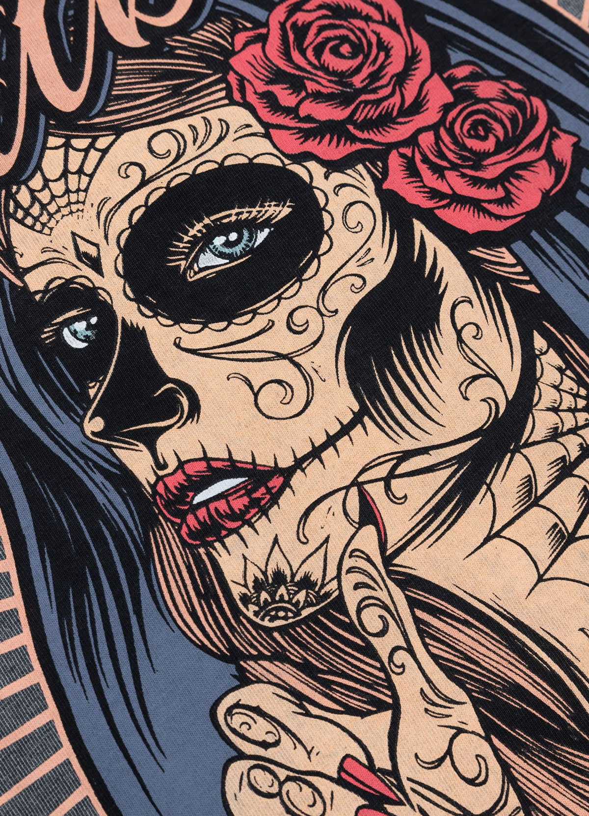 Ženska majica kratkih rukava Denim Washed Santa Muerte