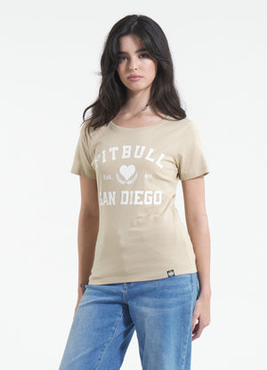 Women's T-Shirt LOVE PB - Sand