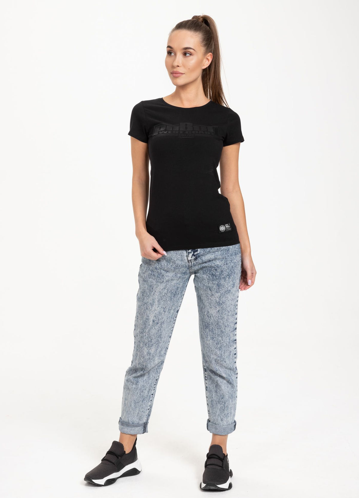 Women T-shirt Slim Fit Classic Boxing
