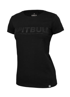 Women's T-Shirt Slim Fit Pitbull R - Black