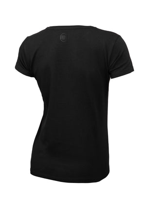 Women's T-Shirt Slim Fit Pitbull R - Black