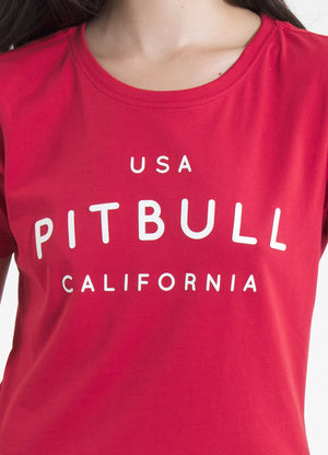 Women's T-Shirt USA CAL - Red