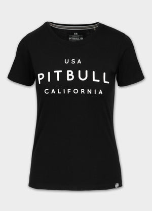 Women's T-Shirt USA CAL - Black