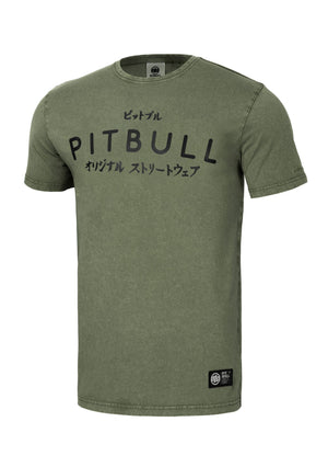 Men's T-Shirt Denim Washed BRAVERY - Olive