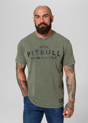 Men's T-Shirt Denim Washed BRAVERY - Olive