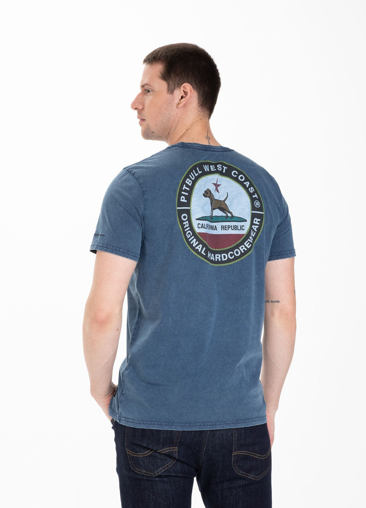 T-shirt Denim Washed California Dog