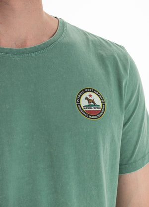 T-shirt Denim Washed California Dog