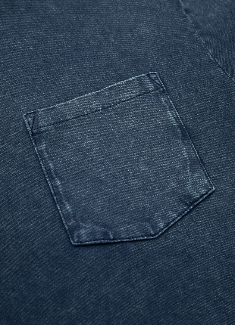 T-Shirt Denim Washed Pocket