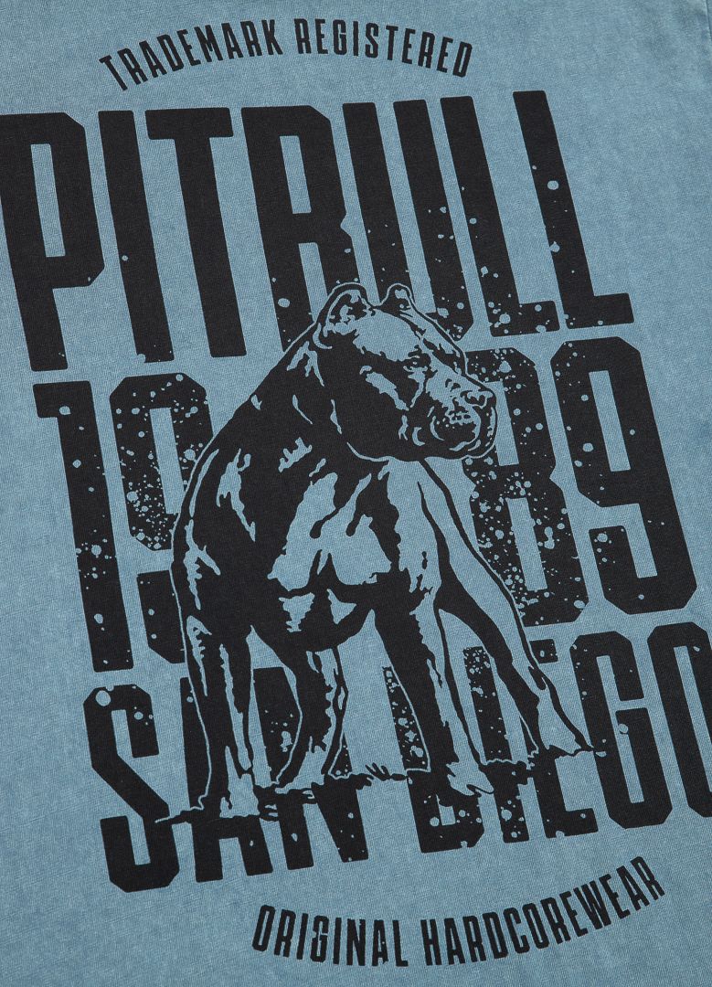 T-Shirt Denim Washed San Diego Dog