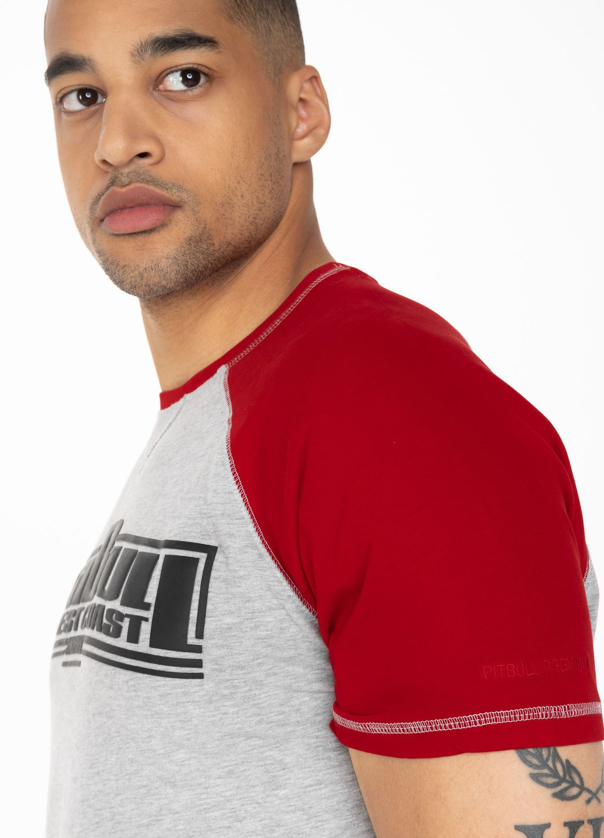 T-shirt Garment Washed Raglan Boxing