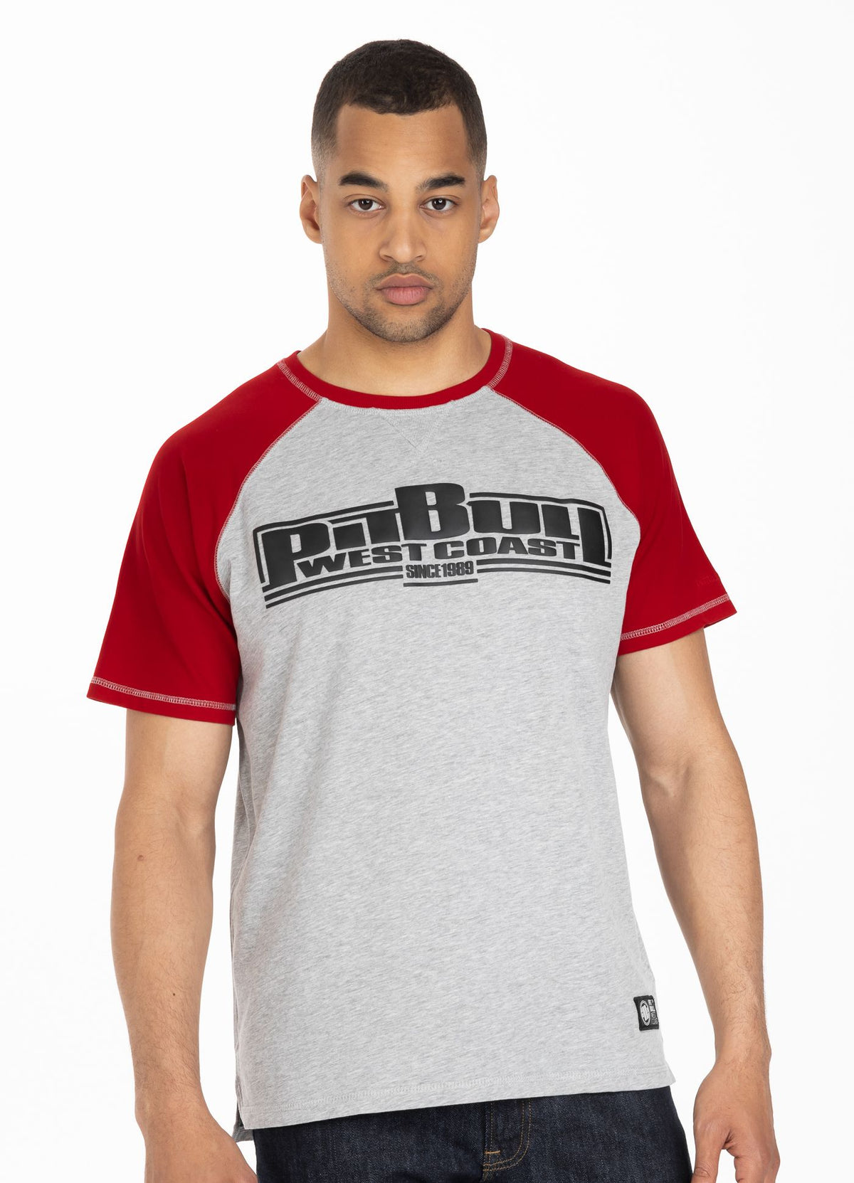 T-shirt Garment Washed Raglan Boxing