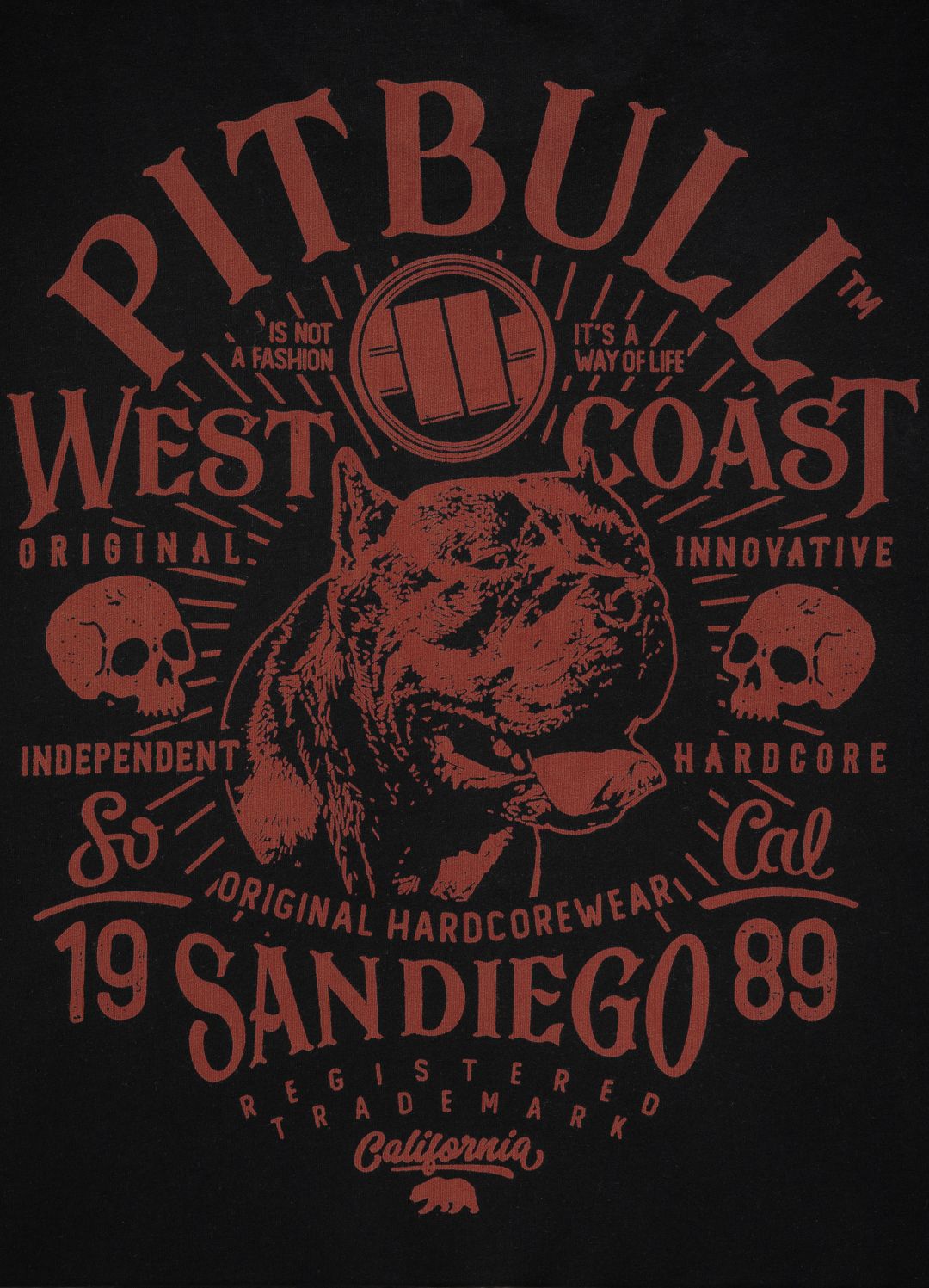 SAN DIEGO 89 Heavyweight T-shirt Crna