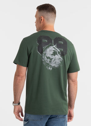 Men's T-Shirt DOG 89 - Dark green