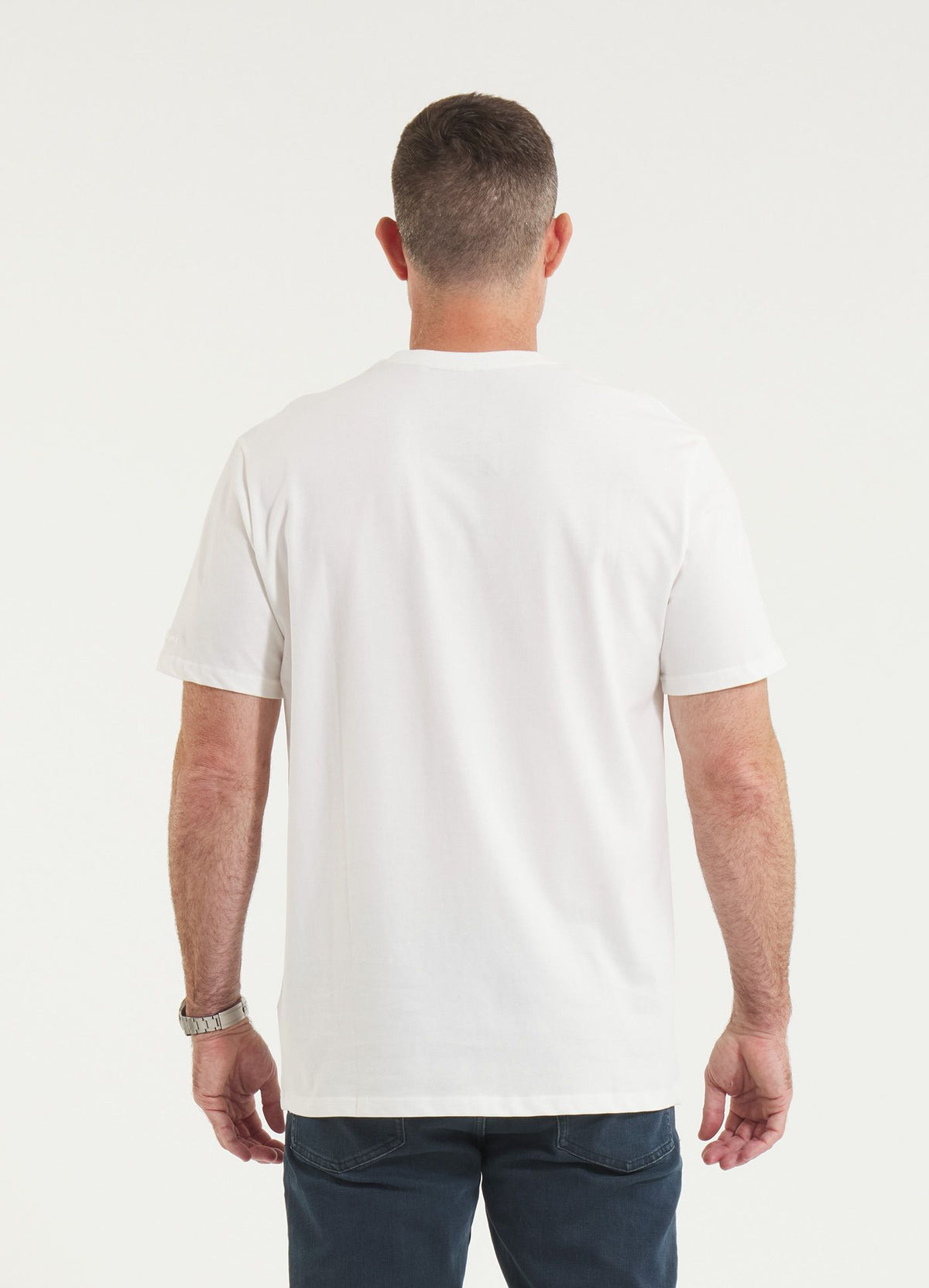 Men's T-Shirt Garment Washed SCRATCH - Offwhite