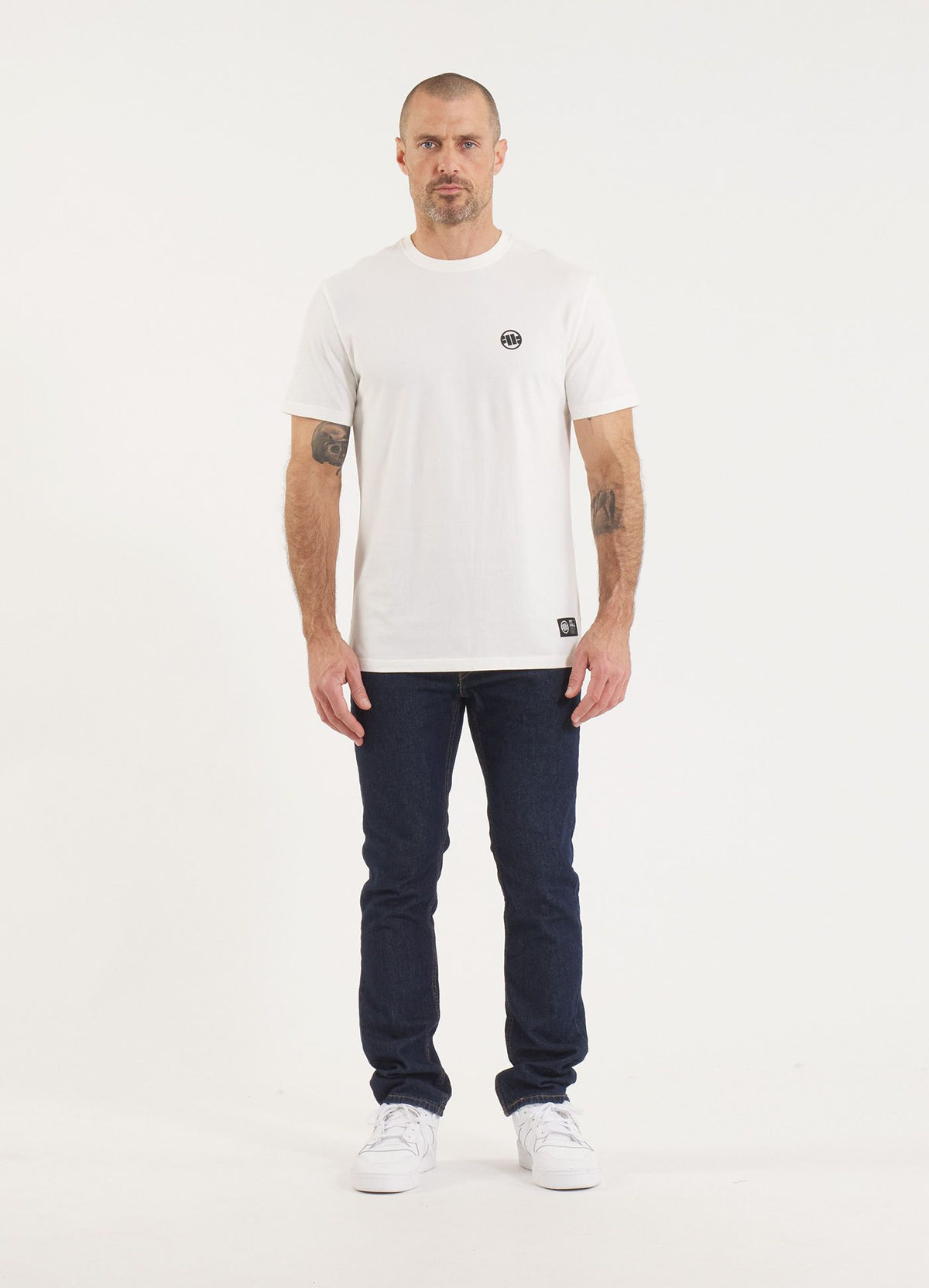 Men's T-Shirt Garment Washed SMALL LOGO - Offwhite