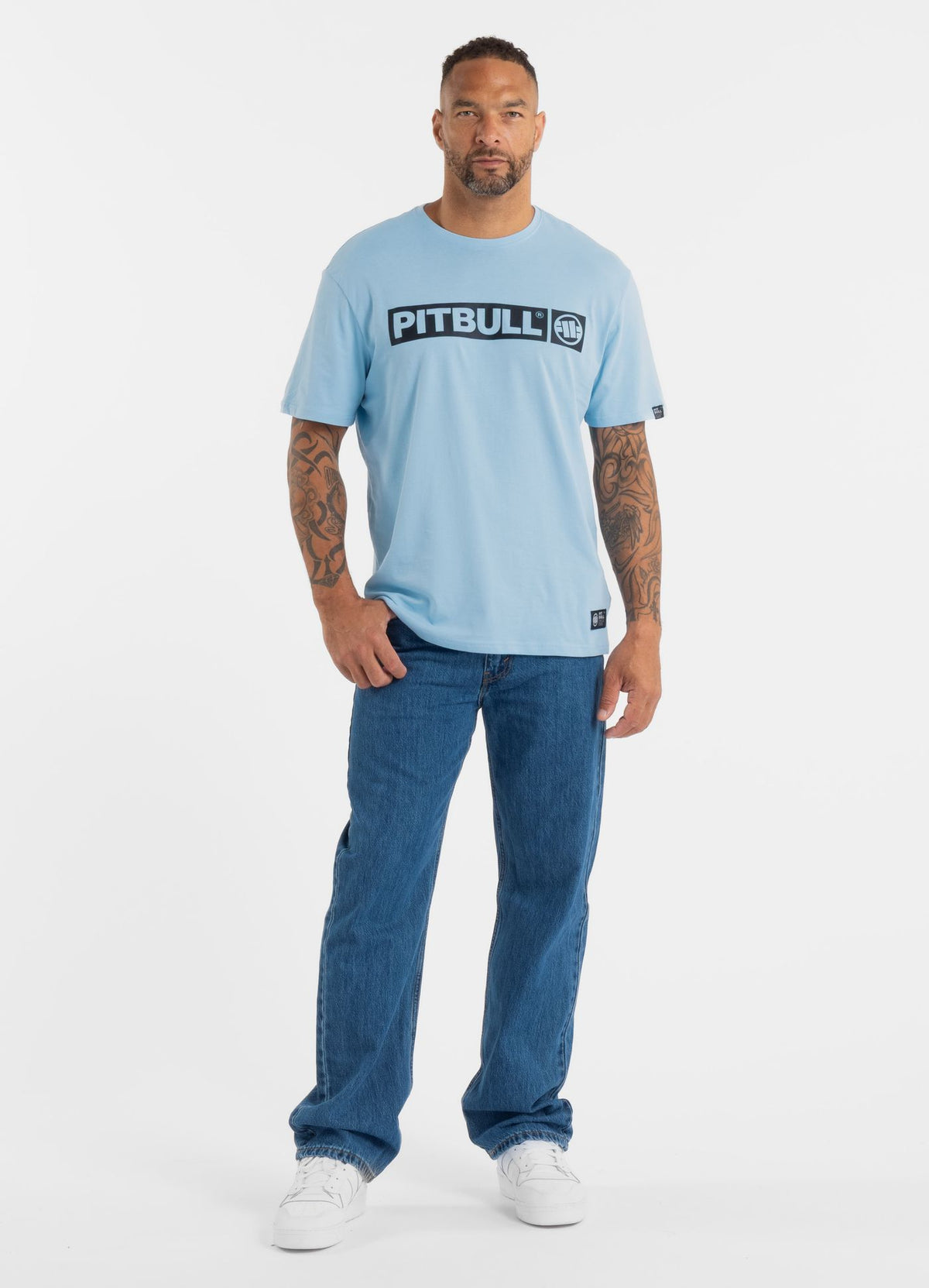 Men's T-Shirt HILLTOP - Light blue