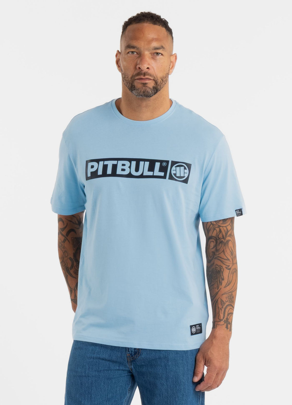 Men's T-Shirt HILLTOP - Light blue