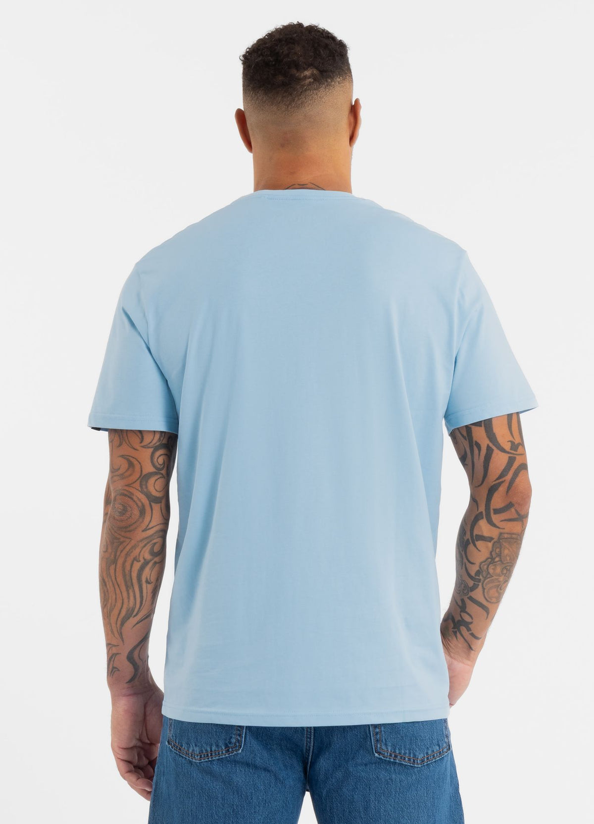 Men's T-Shirt SMALL LOGO - Light blue