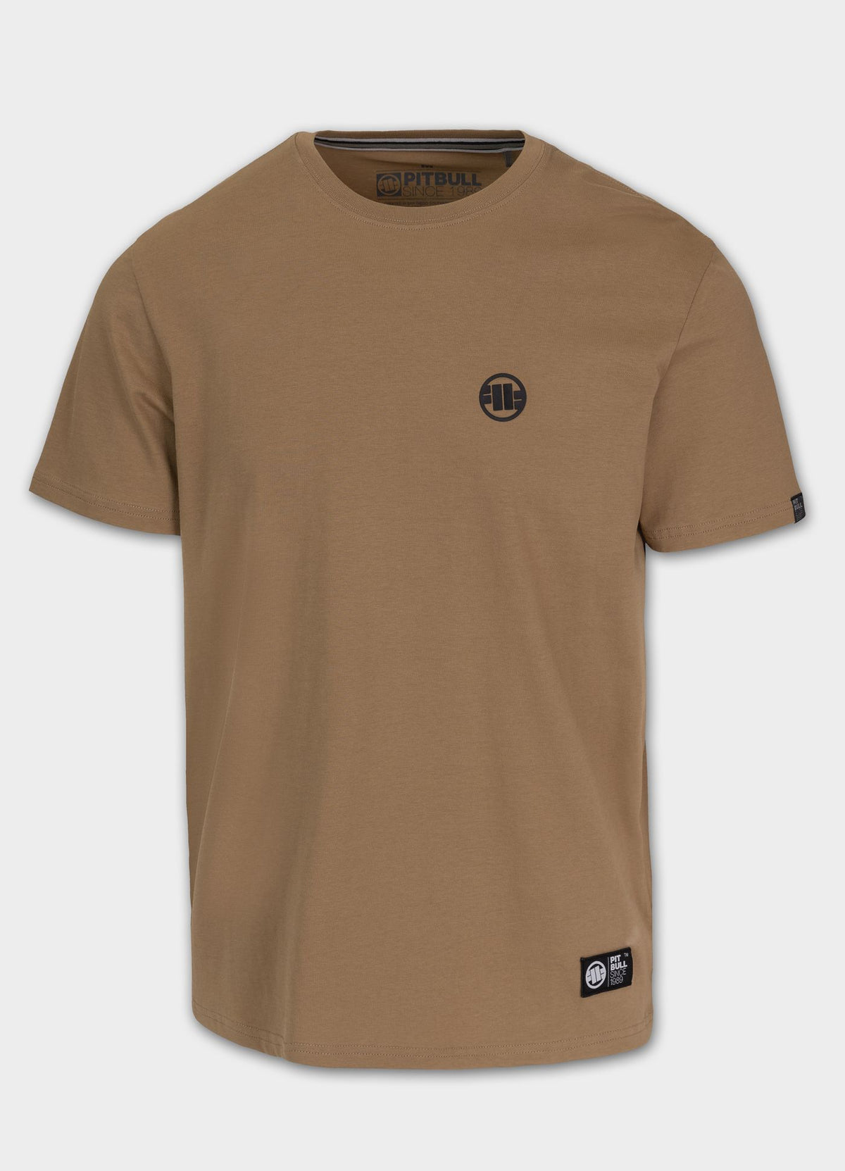 Men's T-Shirt SMALL LOGO - Coyote brown