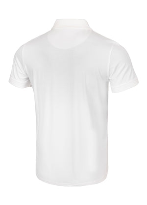 Muška polo majica Jersey Slim Fit Small Logo - prljavo bijela