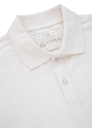 Muška polo majica Jersey Slim Fit Small Logo - prljavo bijela