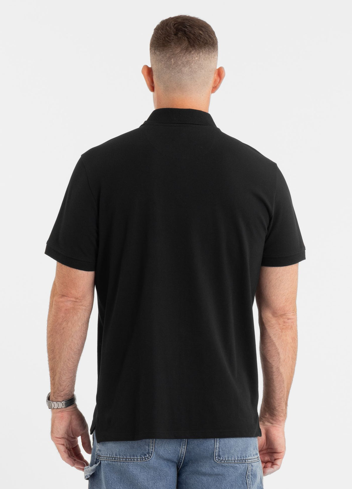 Muška polo majica Pique Regular - crna