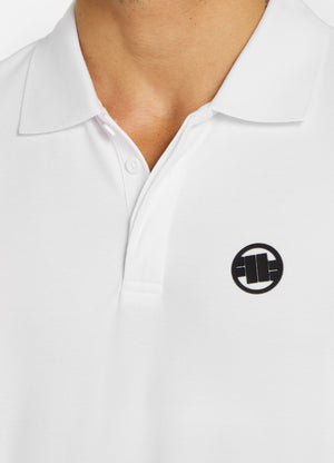 Men's Polo shirt Pique Rockey - White