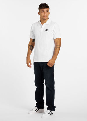 Men's Polo shirt Pique Rockey - White