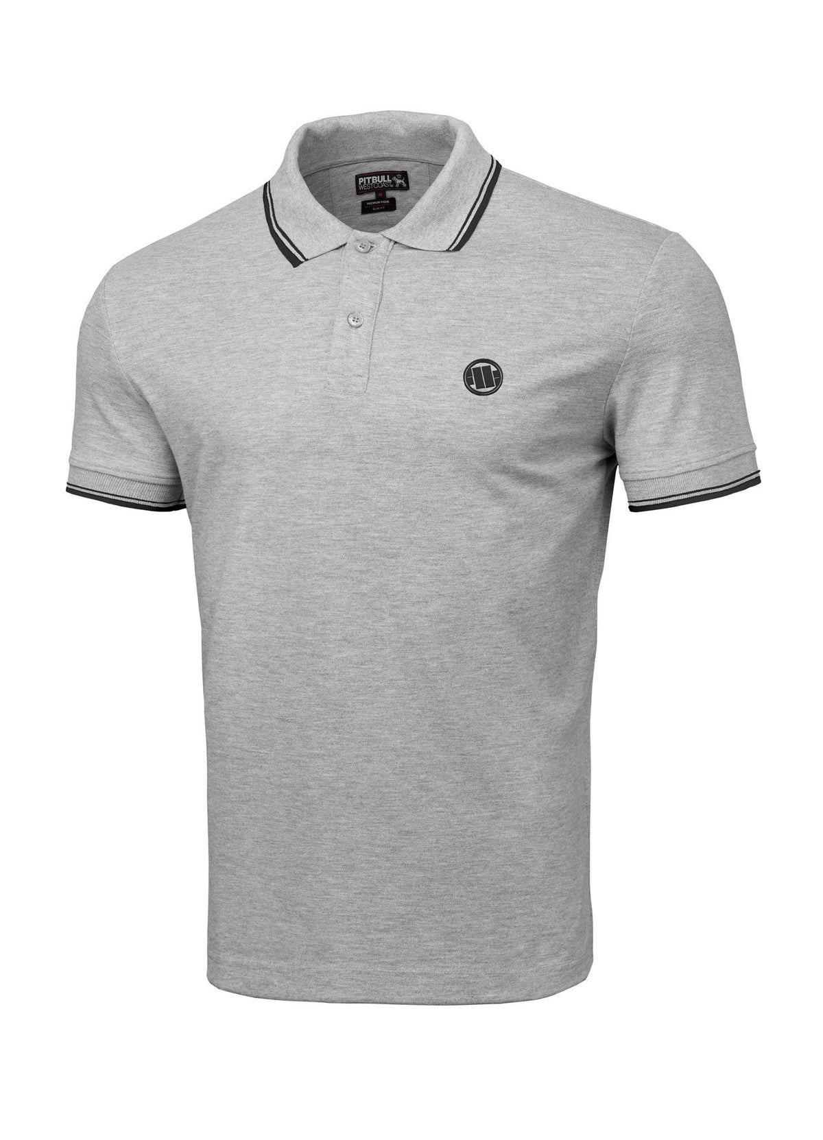 Polo Shirt Pique Slim Fit Stripes - Pitbull.eu