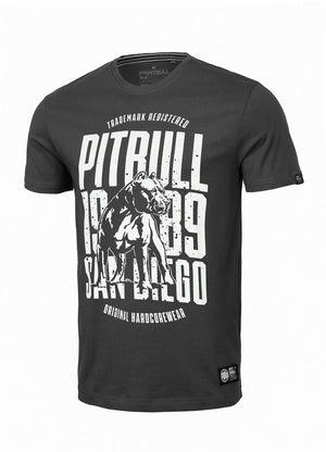 Men's T-Shirt SAN DIEGO DOG - Graphite