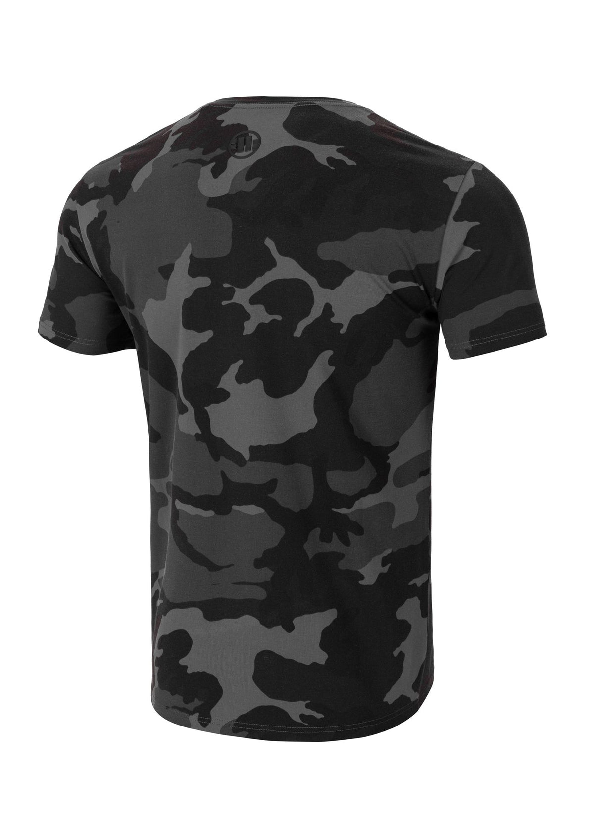 Majica kratkih rukava Slim Fit Classic Boxing - potpuno crna maskirna boja