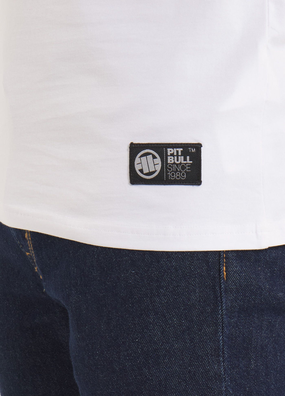 Muška majica kratkih rukava Slim Fit Classic Boxing - bijela
